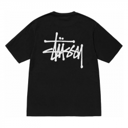 camiseta stussy negro